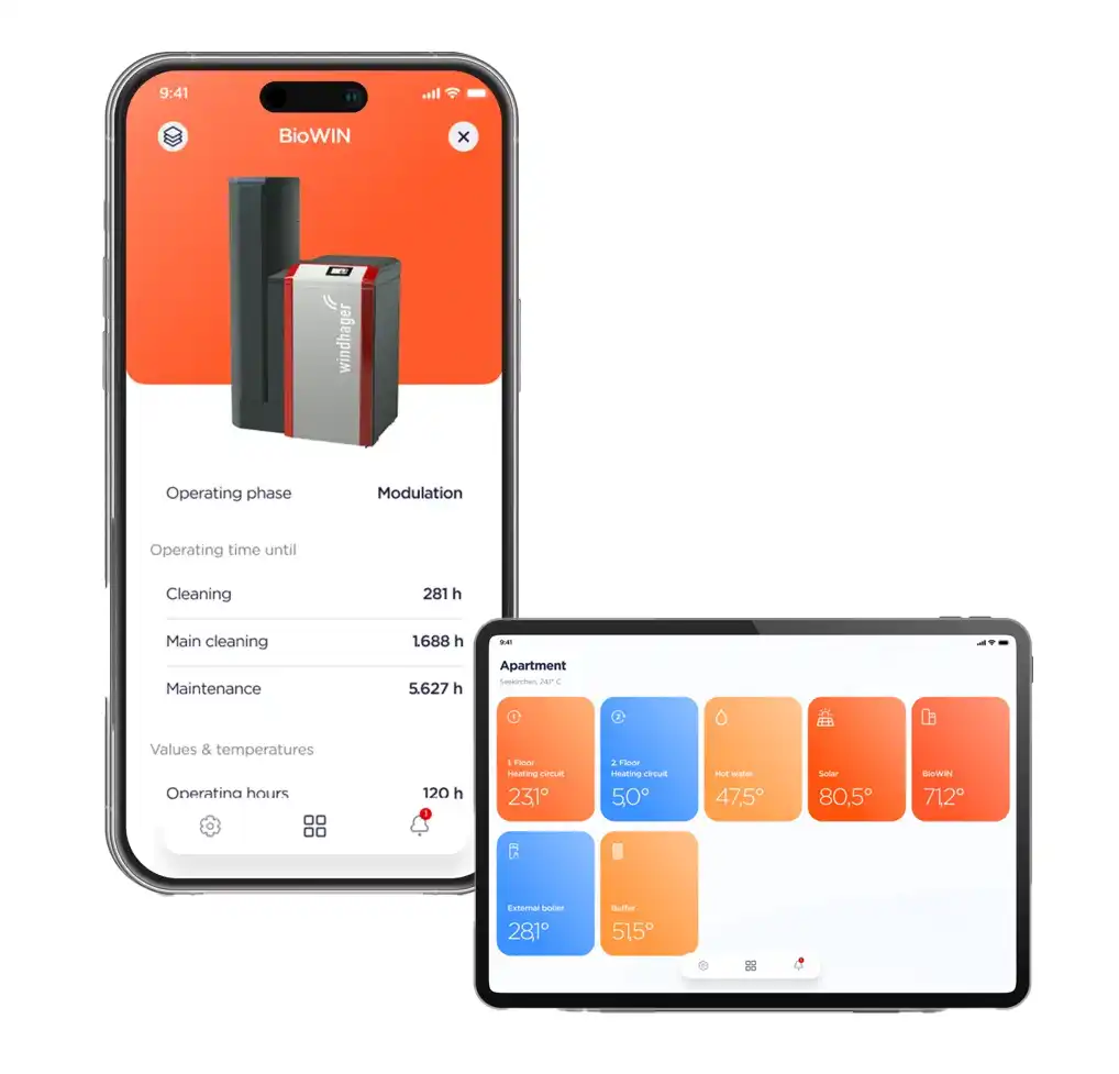 MyComfort App on Smart Phone and Tablet