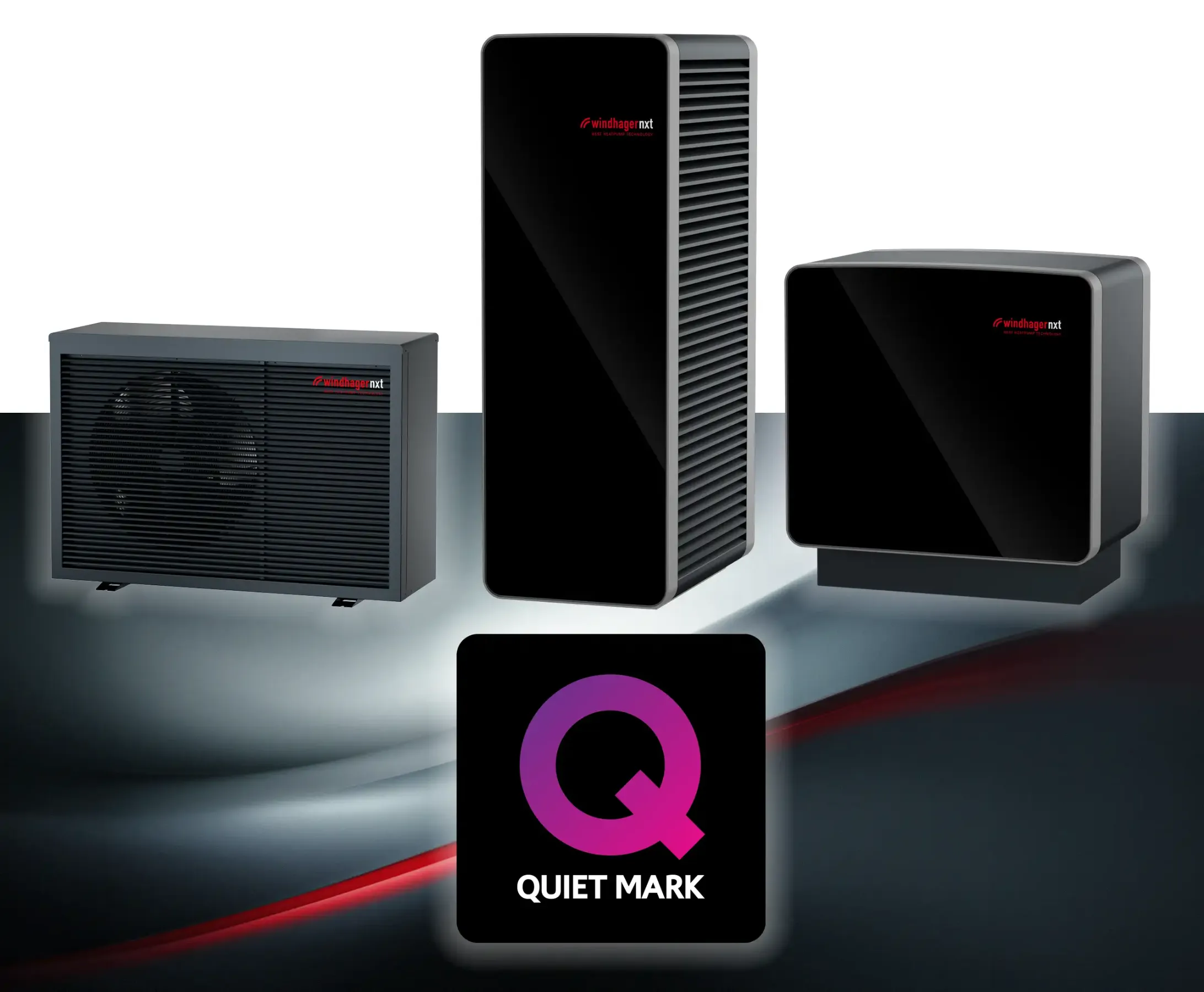 Windhager AeroWIN and TerraWIN heat pumps awarded the Quiet Mark certification